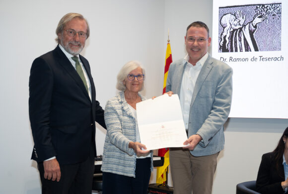 CECAS es galardonado con el Premio Ramon de Teserach 2024 de la Academia de Ciencias Médicas y de la Salud de Catalunya y Baleares